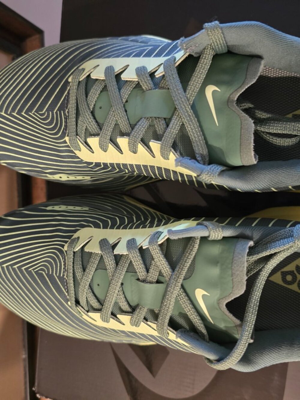 Nike ACG Ultrafly Trail SP Dutch Green Barely Volt IR7317-300 Size 10 Men's NEW - Picture 8 of 15